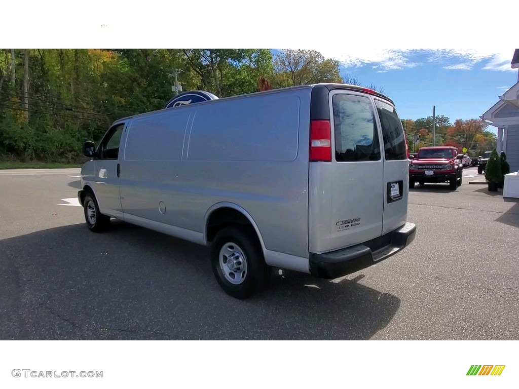 Silver Ice Metallic 2014 Chevrolet Express 3500 Cargo WT Exterior Photo #143110496