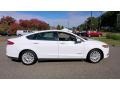 Oxford White 2015 Ford Fusion Hybrid S Exterior