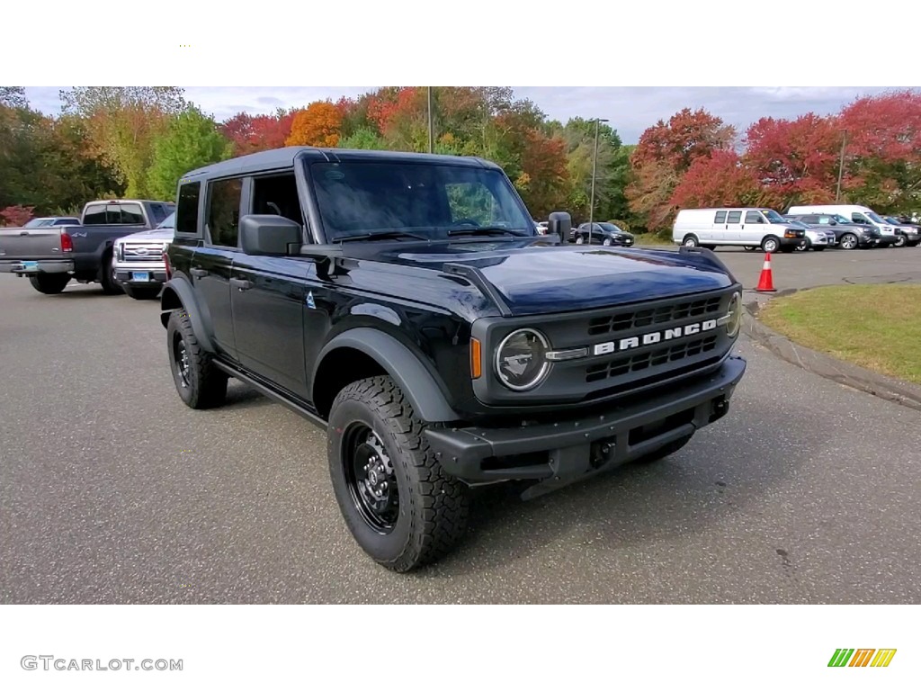 Shadow Black 2021 Ford Bronco Black Diamond 4x4 4-Door Exterior Photo #143110994