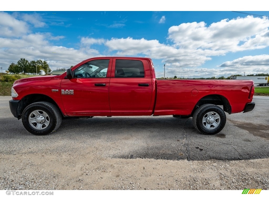 Flame Red 2015 Ram 2500 Tradesman Crew Cab 4x4 Exterior Photo #143113117
