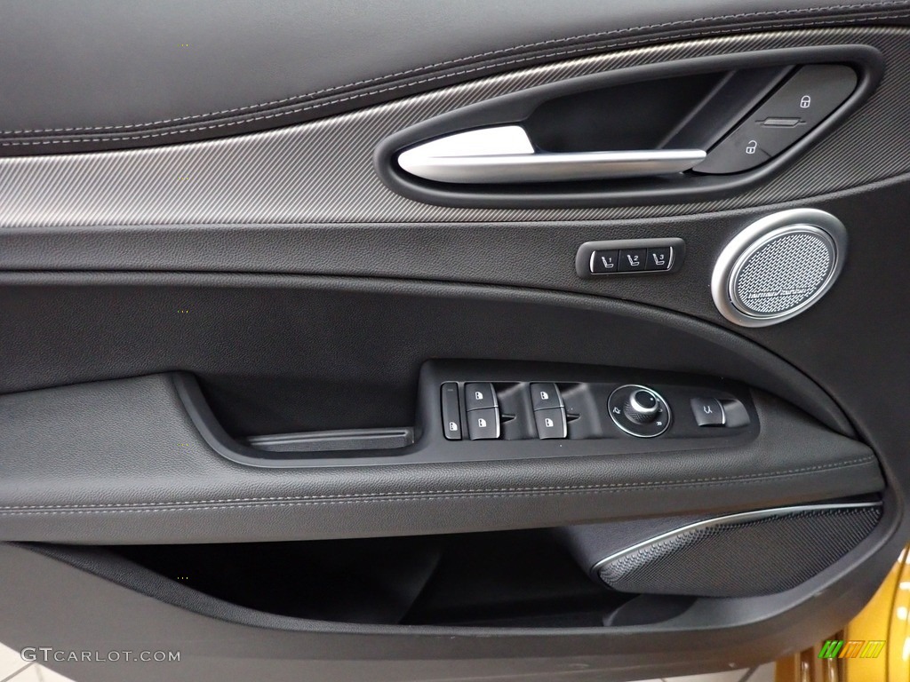 2022 Alfa Romeo Stelvio Ti AWD Black Door Panel Photo #143113423