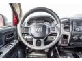 Black/Diesel Gray 2015 Ram 2500 Tradesman Crew Cab 4x4 Steering Wheel
