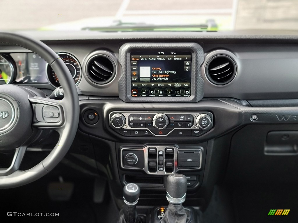 2021 Jeep Wrangler Unlimited Willys 4x4 Black Dashboard Photo #143115007
