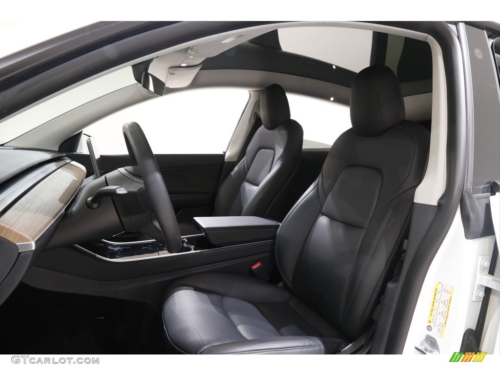 Black Interior 2021 Tesla Model Y Long Range AWD Photo #143115064