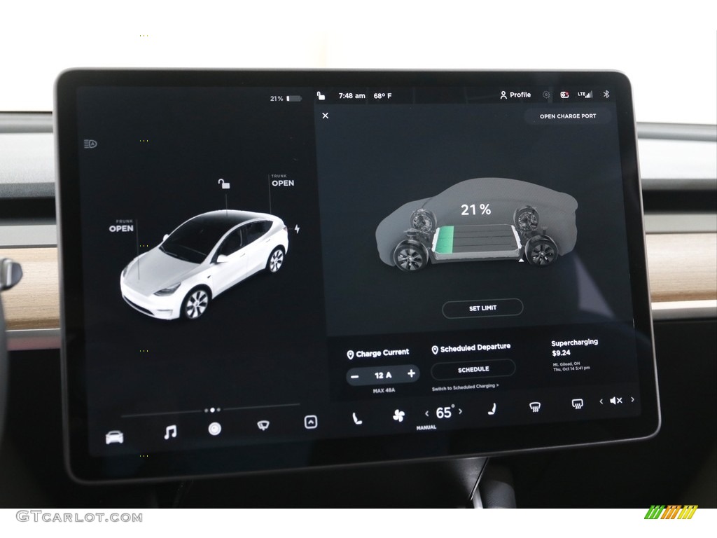 2021 Tesla Model Y Long Range AWD Controls Photo #143115172