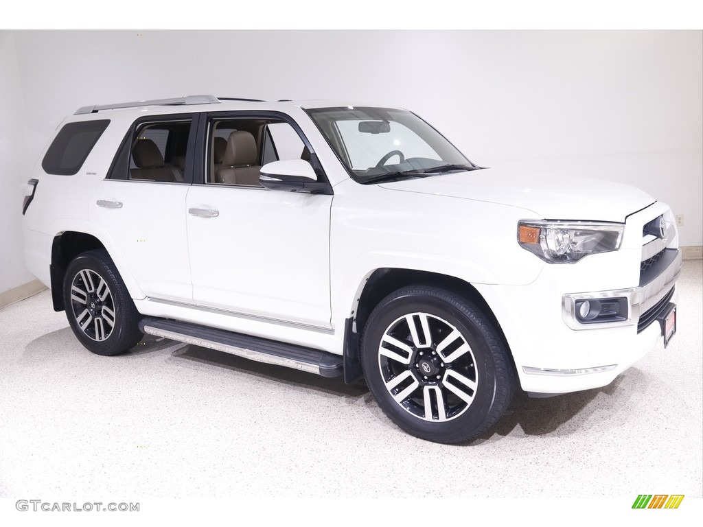 Blizzard White Pearl 2018 Toyota 4Runner Limited 4x4 Exterior Photo #143115343