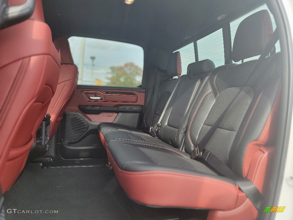 Black/Red Interior 2022 Ram 1500 Rebel Crew Cab 4x4 Photo #143116102