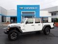 2020 Bright White Jeep Gladiator Rubicon 4x4  photo #1