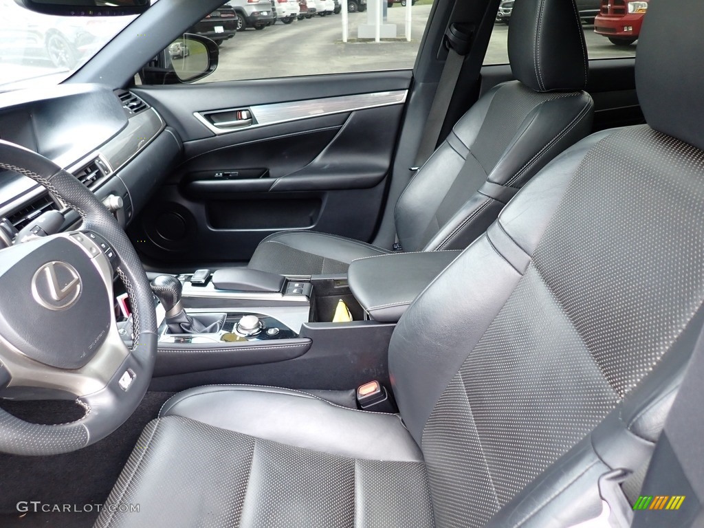 Black Interior 2015 Lexus GS 350 F Sport Sedan Photo #143116234
