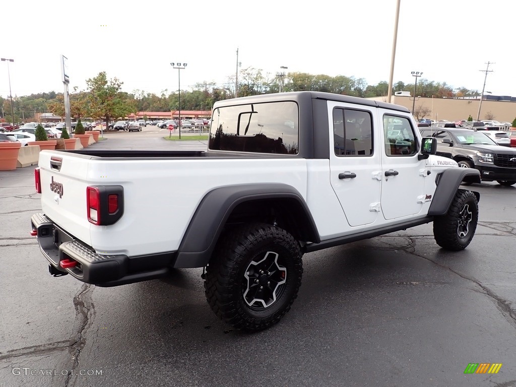 2020 Gladiator Rubicon 4x4 - Bright White / Black photo #8