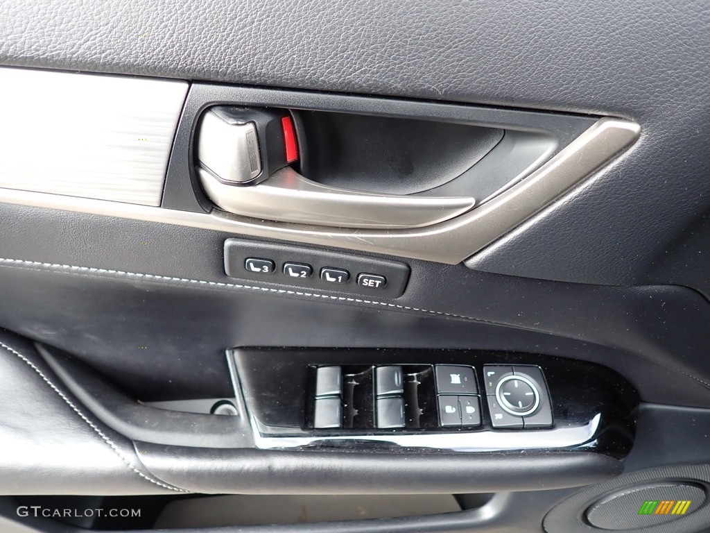 2015 Lexus GS 350 F Sport Sedan Black Door Panel Photo #143116294
