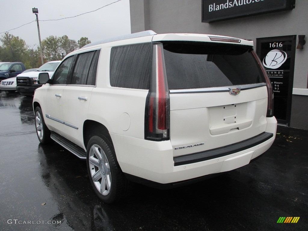 2015 Escalade Luxury 4WD - White Diamond Tricoat / Shale/Cocoa photo #3