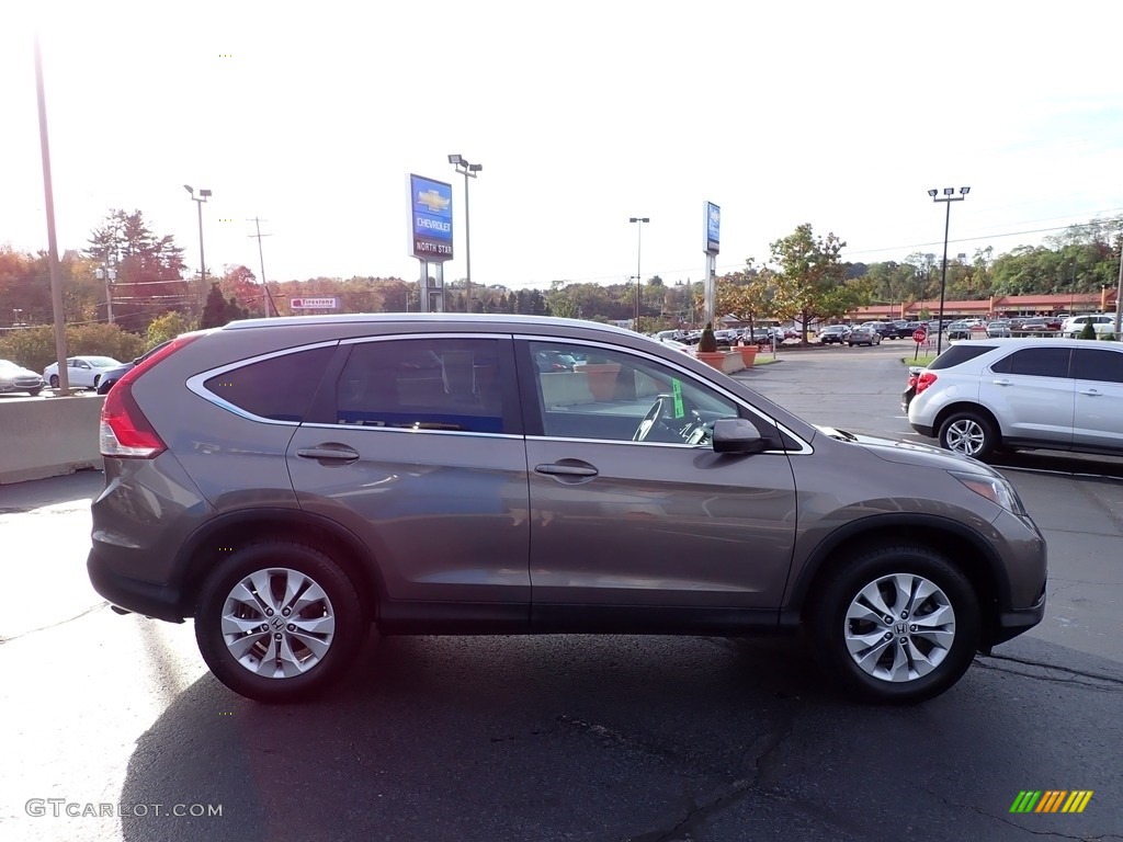 2013 CR-V EX-L AWD - Polished Metal Metallic / Black photo #10