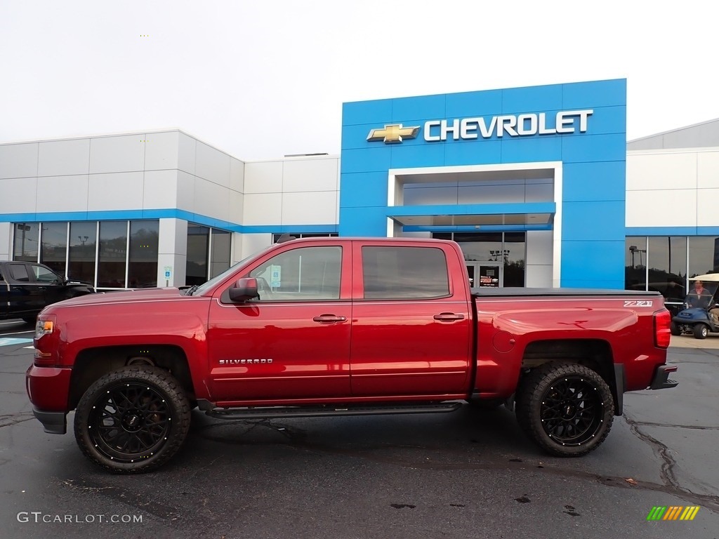 2016 Silverado 1500 LT Crew Cab 4x4 - Siren Red Tintcoat / Jet Black photo #3