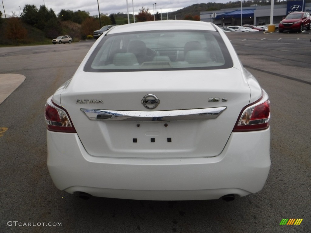 2013 Altima 3.5 SV - Pearl White / Beige photo #8