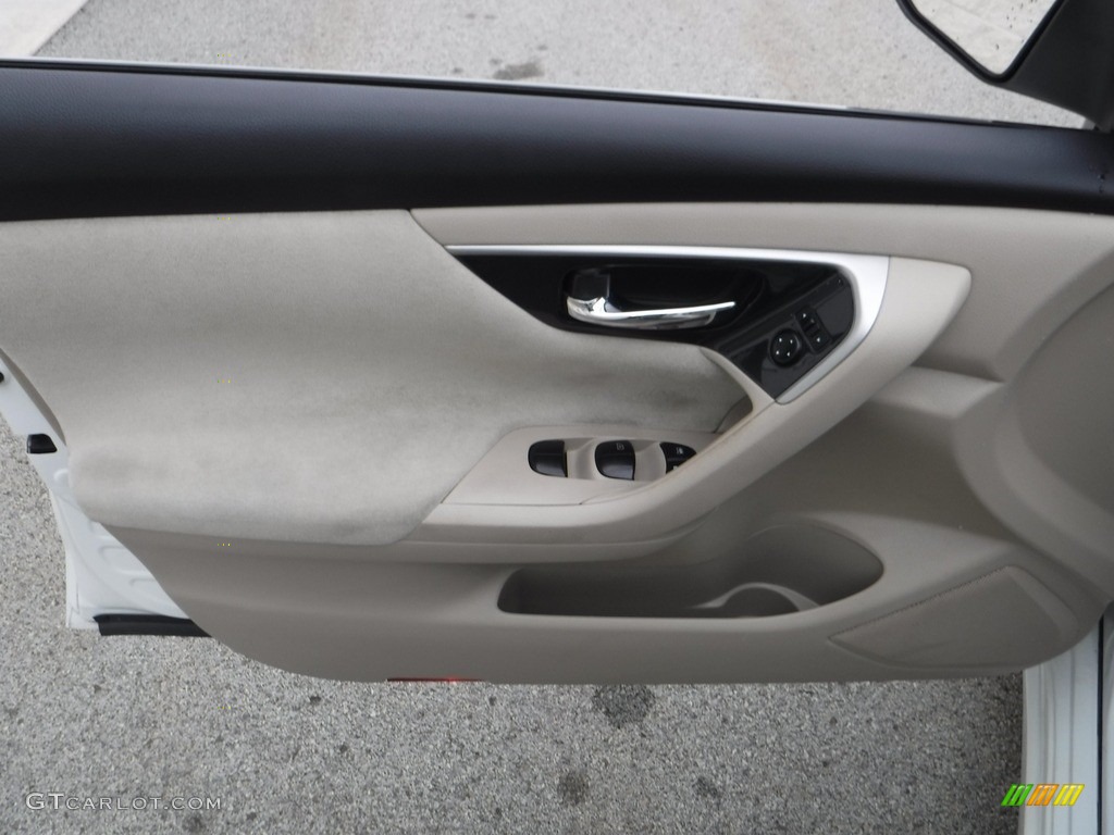 2013 Altima 3.5 SV - Pearl White / Beige photo #10