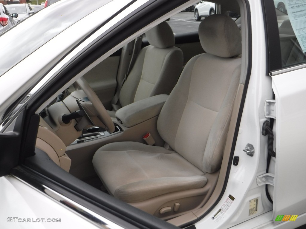 2013 Altima 3.5 SV - Pearl White / Beige photo #13