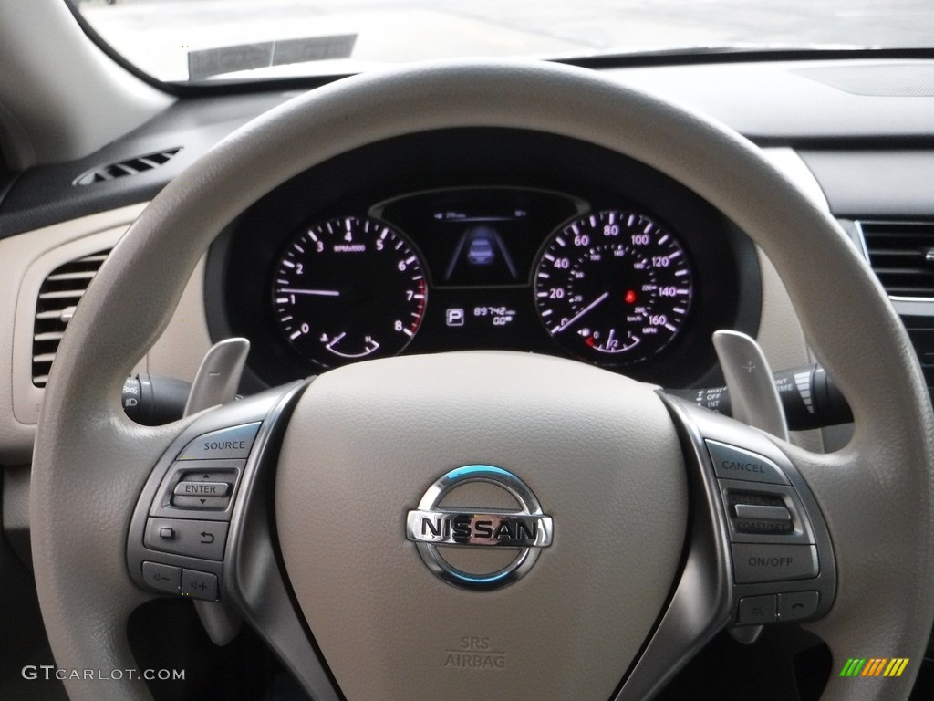 2013 Altima 3.5 SV - Pearl White / Beige photo #20