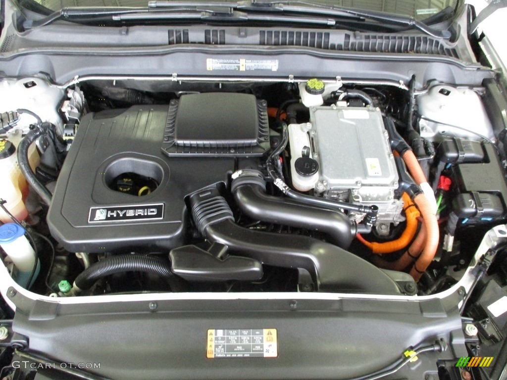 2017 Ford Fusion Titanium 2.0 Liter Atkinson-Cycle DOHC 16-Valve i-VCT 4 Cylinder Gasoline/Electric Hybrid Engine Photo #143120175