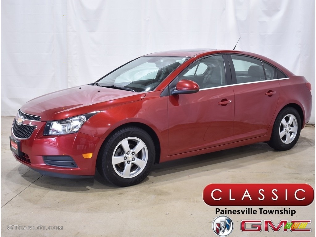 2014 Cruze LT - Crystal Red Tintcoat / Medium Titanium photo #1