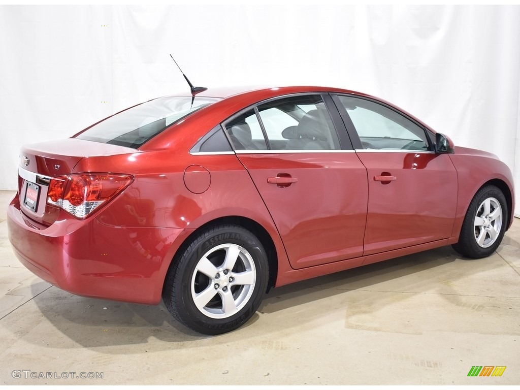 2014 Cruze LT - Crystal Red Tintcoat / Medium Titanium photo #2