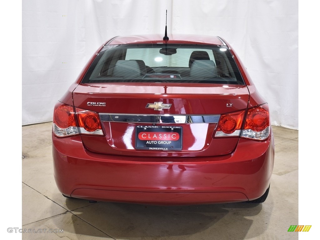 2014 Cruze LT - Crystal Red Tintcoat / Medium Titanium photo #3