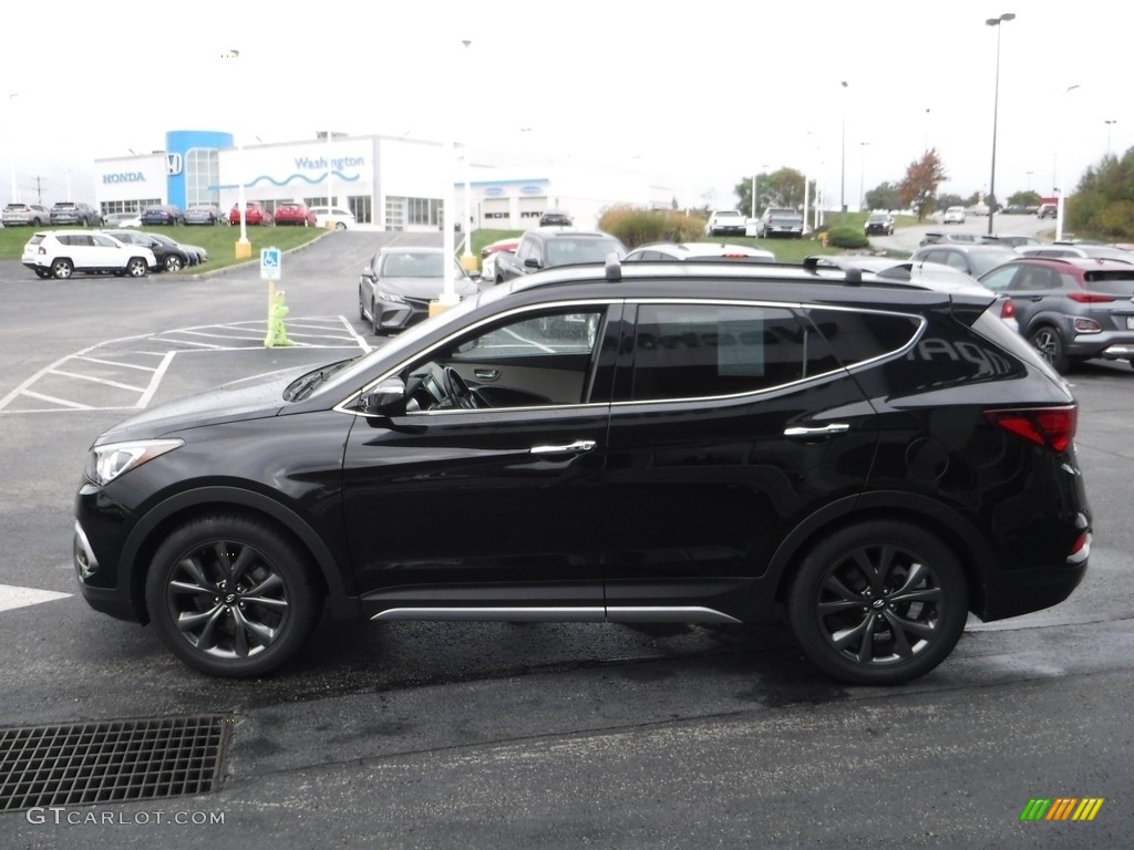 2018 Santa Fe Sport 2.0T Ultimate AWD - Black / Beige photo #6