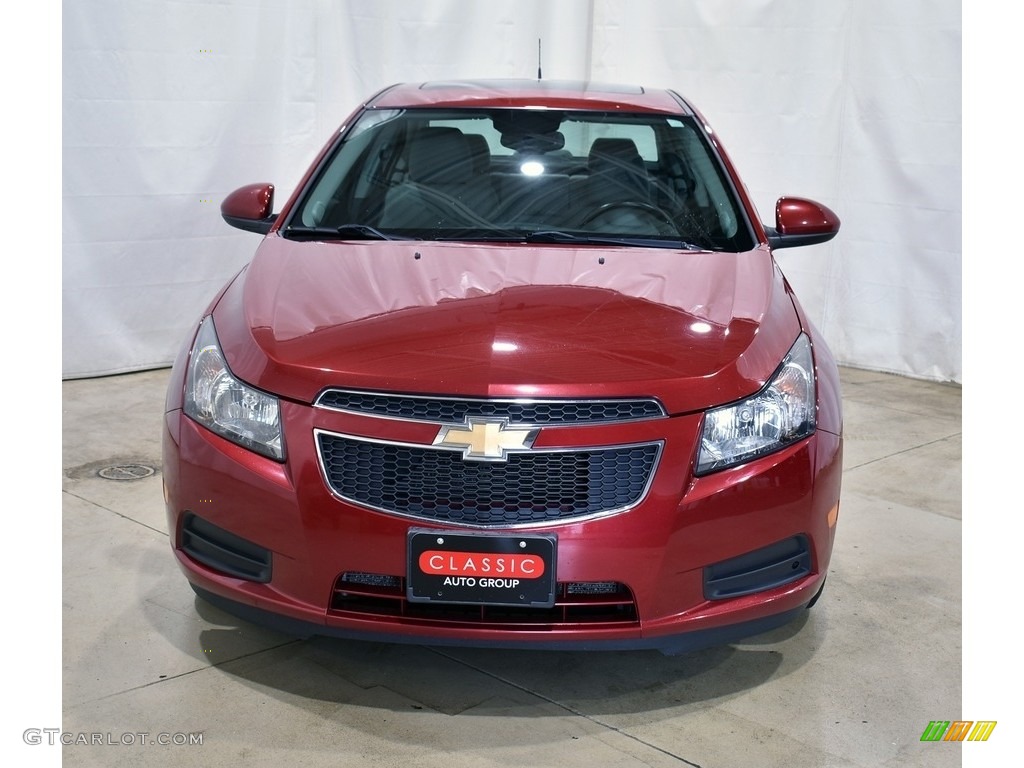 2014 Cruze LT - Crystal Red Tintcoat / Medium Titanium photo #4