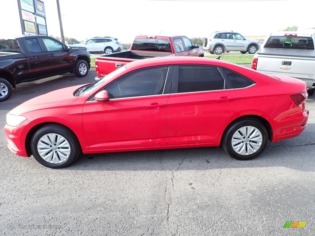 2019 Jetta S - Tornado Red / Titan Black photo #7