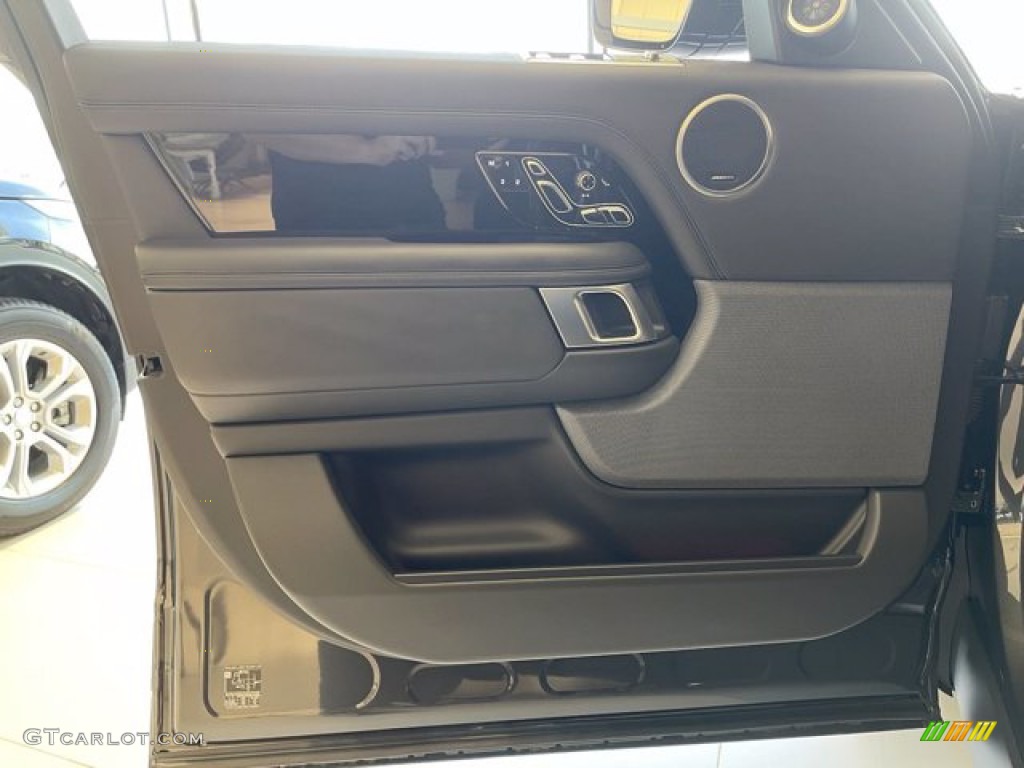 2022 Land Rover Range Rover HSE Westminster Ebony/Ebony Door Panel Photo #143125055