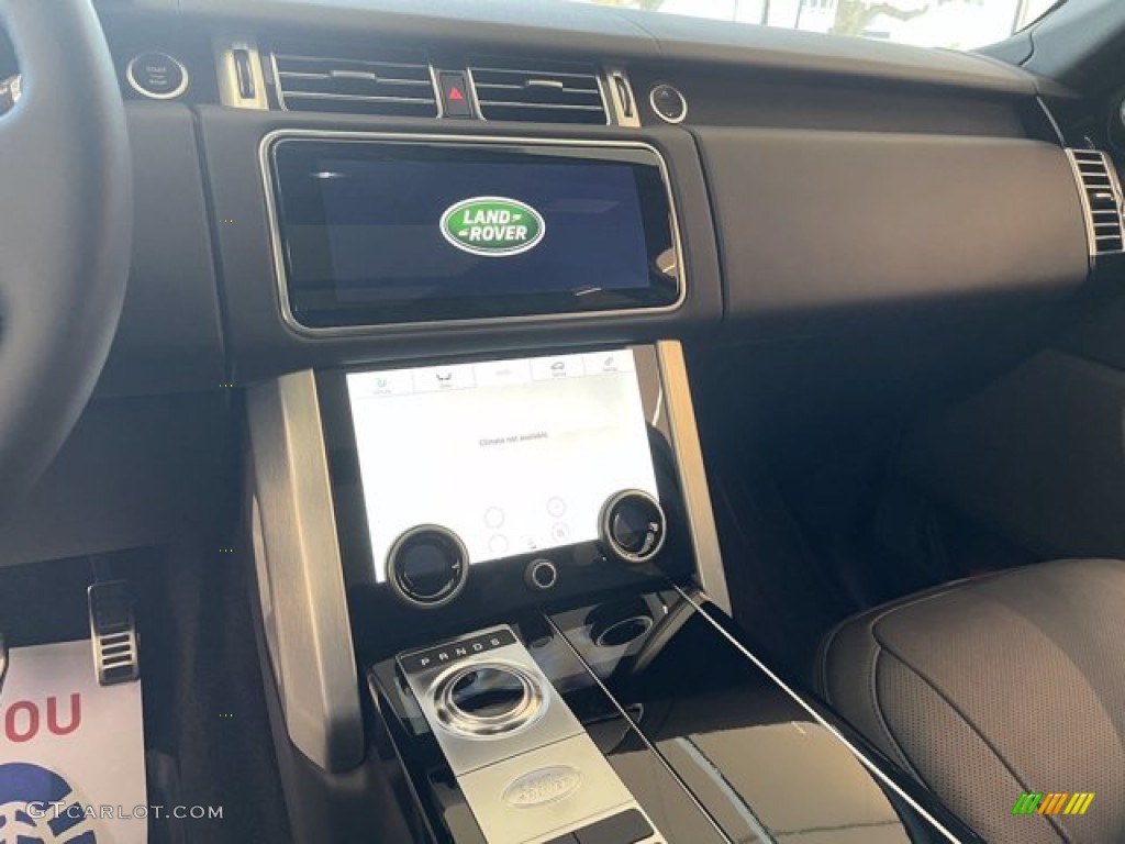 2022 Land Rover Range Rover HSE Westminster Ebony/Ebony Dashboard Photo #143125139
