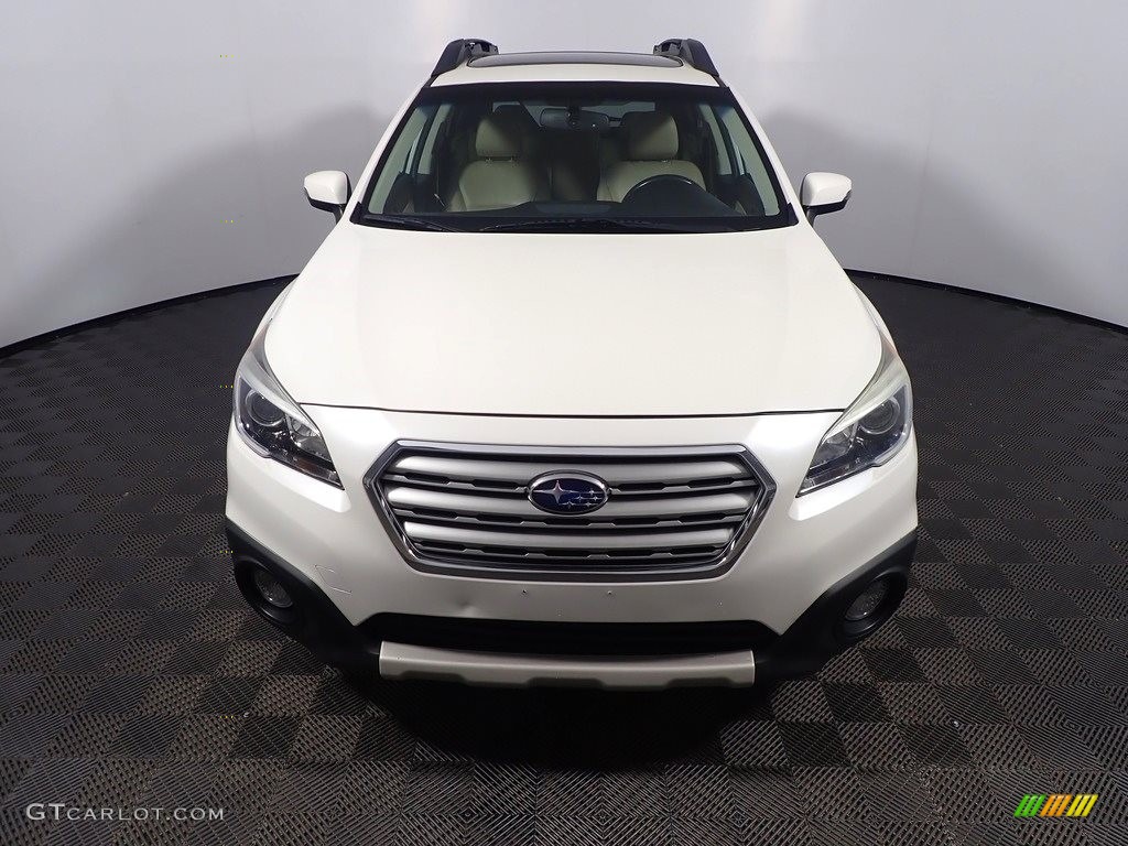 Crystal White Pearl 2015 Subaru Outback 2.5i Limited Exterior Photo #143125538