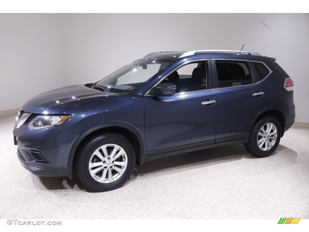 2016 Rogue SV AWD - Arctic Blue Metallic / Charcoal photo #3
