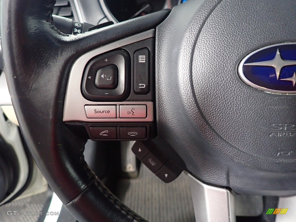 2015 Subaru Outback 2.5i Limited Warm Ivory Steering Wheel Photo #143125892