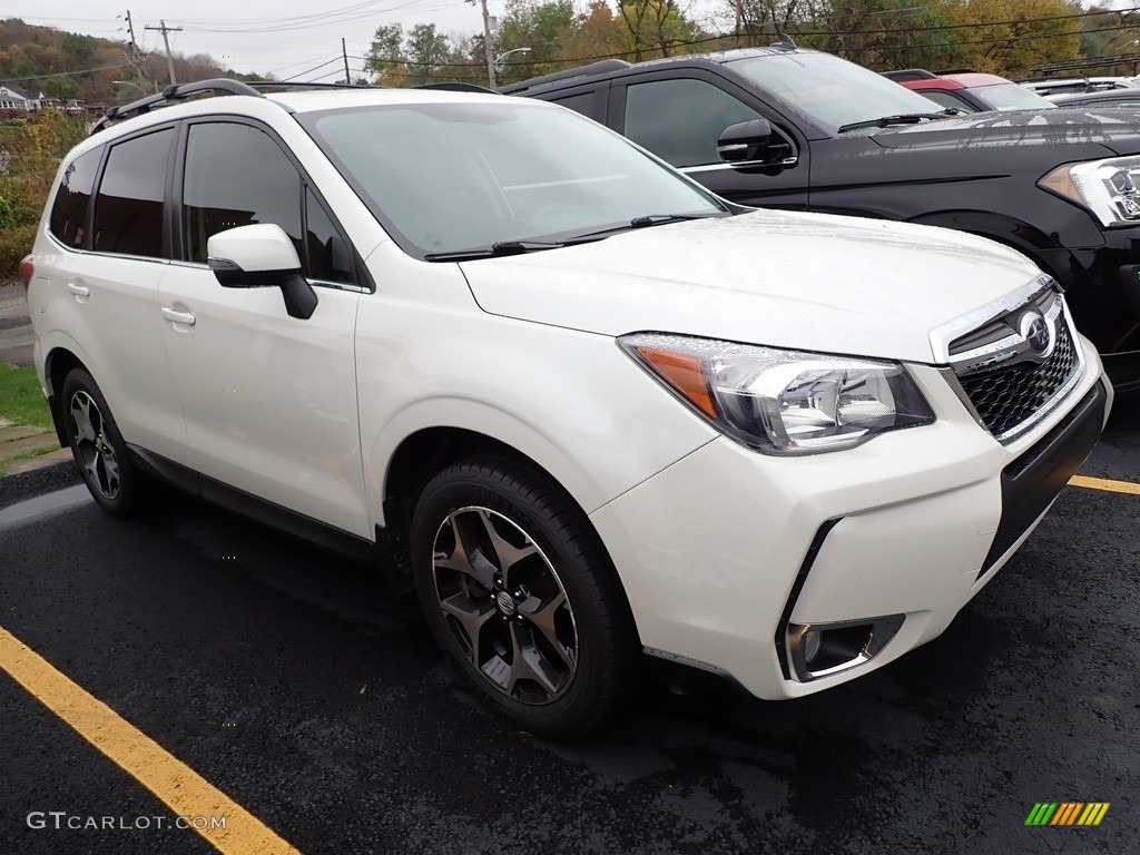 2014 Forester 2.0XT Touring - Satin White Pearl / Black photo #4
