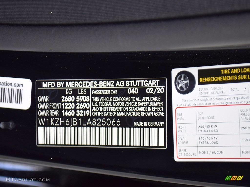 2020 Mercedes-Benz E 450 4Matic Wagon Color Code Photos