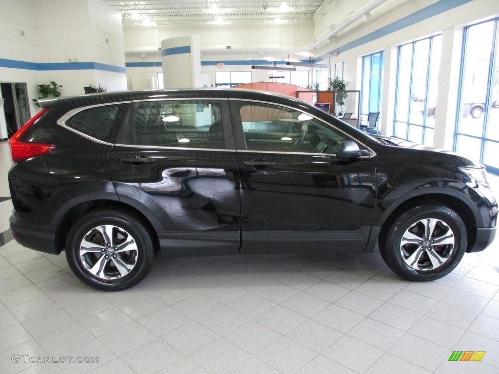 2018 CR-V LX AWD - Crystal Black Pearl / Black photo #4