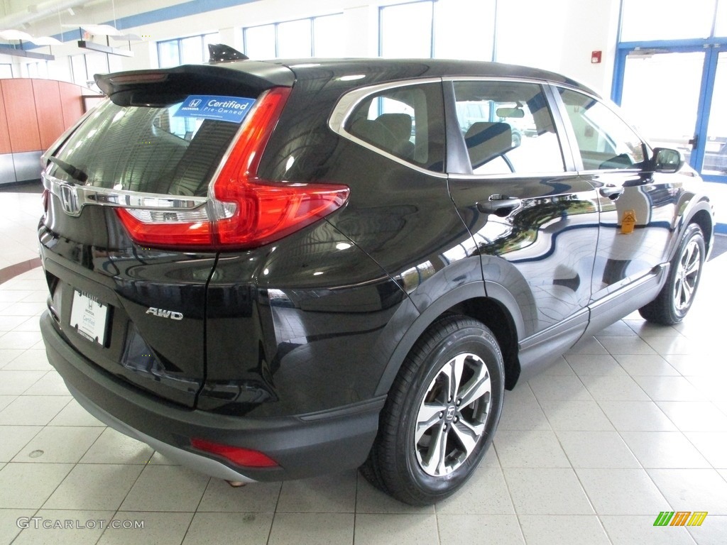 2018 CR-V LX AWD - Crystal Black Pearl / Black photo #7