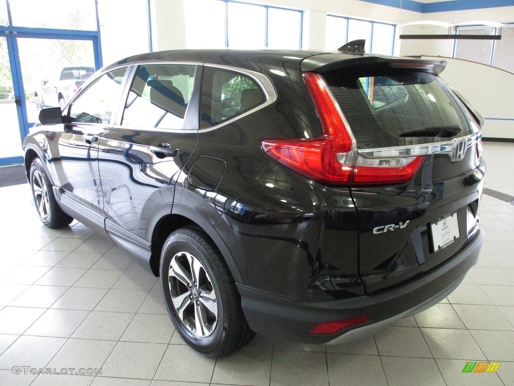 2018 CR-V LX AWD - Crystal Black Pearl / Black photo #9