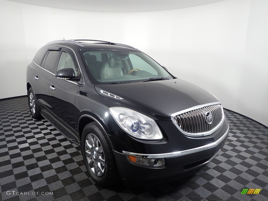 2012 Enclave AWD - Carbon Black Metallic / Titanium photo #9
