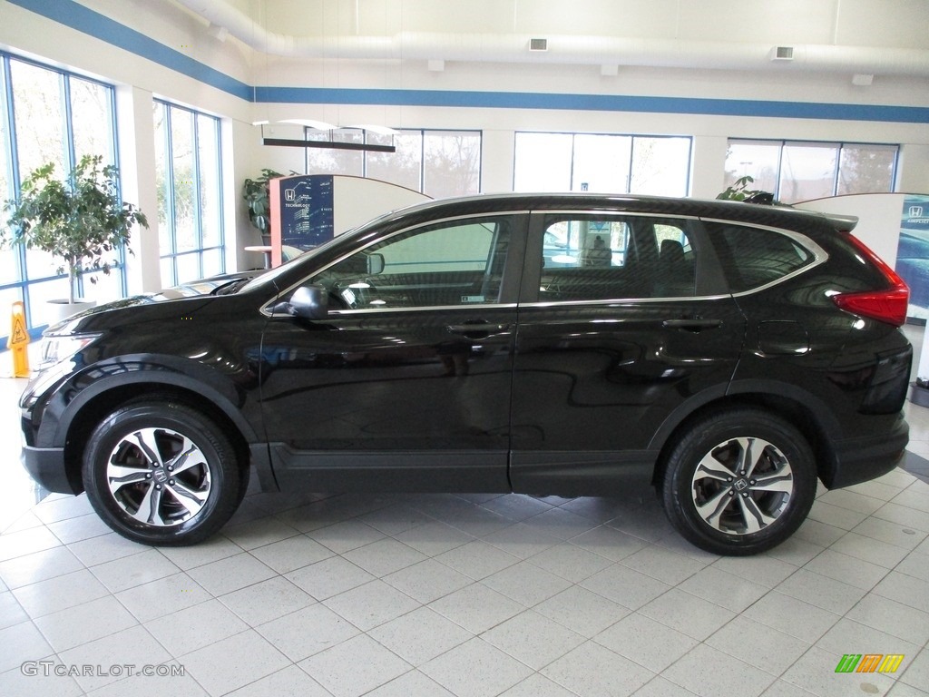 2018 CR-V LX AWD - Crystal Black Pearl / Black photo #10