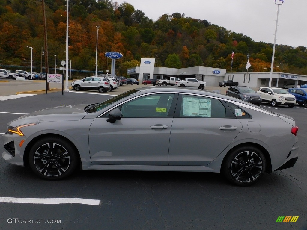 Wolf Gray 2022 Kia K5 GT-Line Exterior Photo #143128503