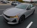 Wolf Gray 2022 Kia K5 GT-Line Exterior