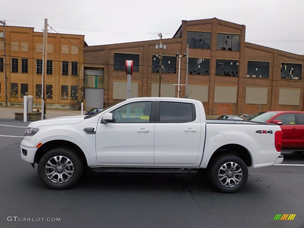 Oxford White 2021 Ford Ranger Lariat SuperCrew 4x4 Exterior Photo #143129802
