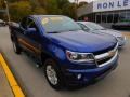 2016 Laser Blue Chevrolet Colorado LT Extended Cab 4x4  photo #9