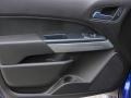 Jet Black 2016 Chevrolet Colorado LT Extended Cab 4x4 Door Panel