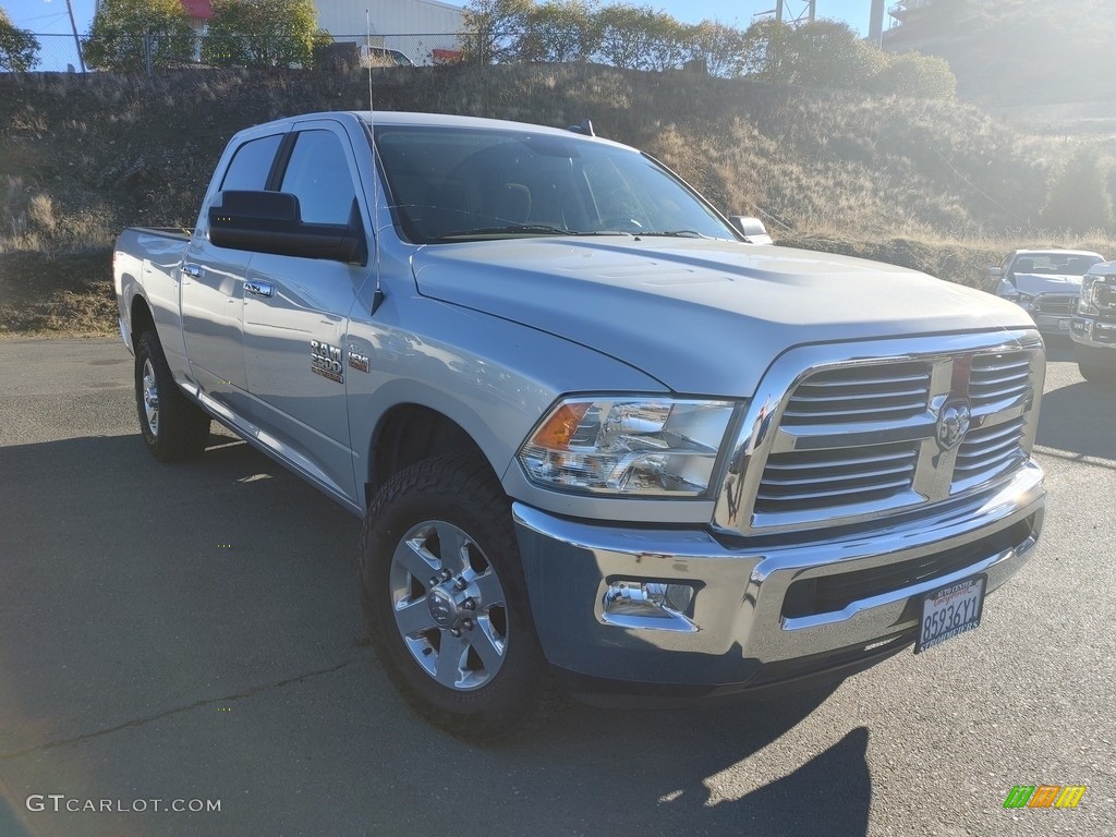 2015 2500 Big Horn Crew Cab 4x4 - Bright Silver Metallic / Black/Diesel Gray photo #1