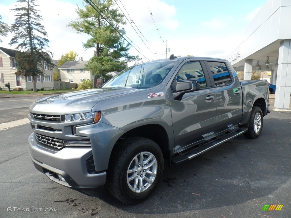2021 Silverado 1500 RST Crew Cab 4x4 - Satin Steel Metallic / Jet Black photo #1