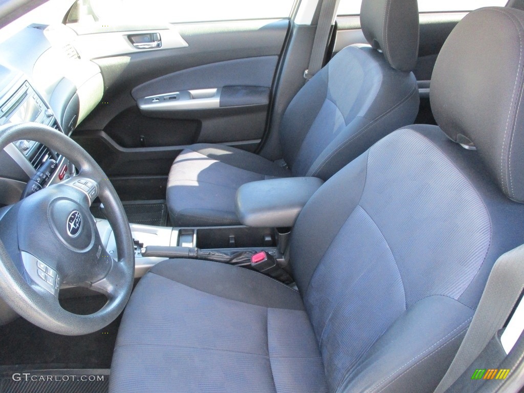 2010 Forester 2.5 X Premium - Obsidian Black Pearl / Black photo #7