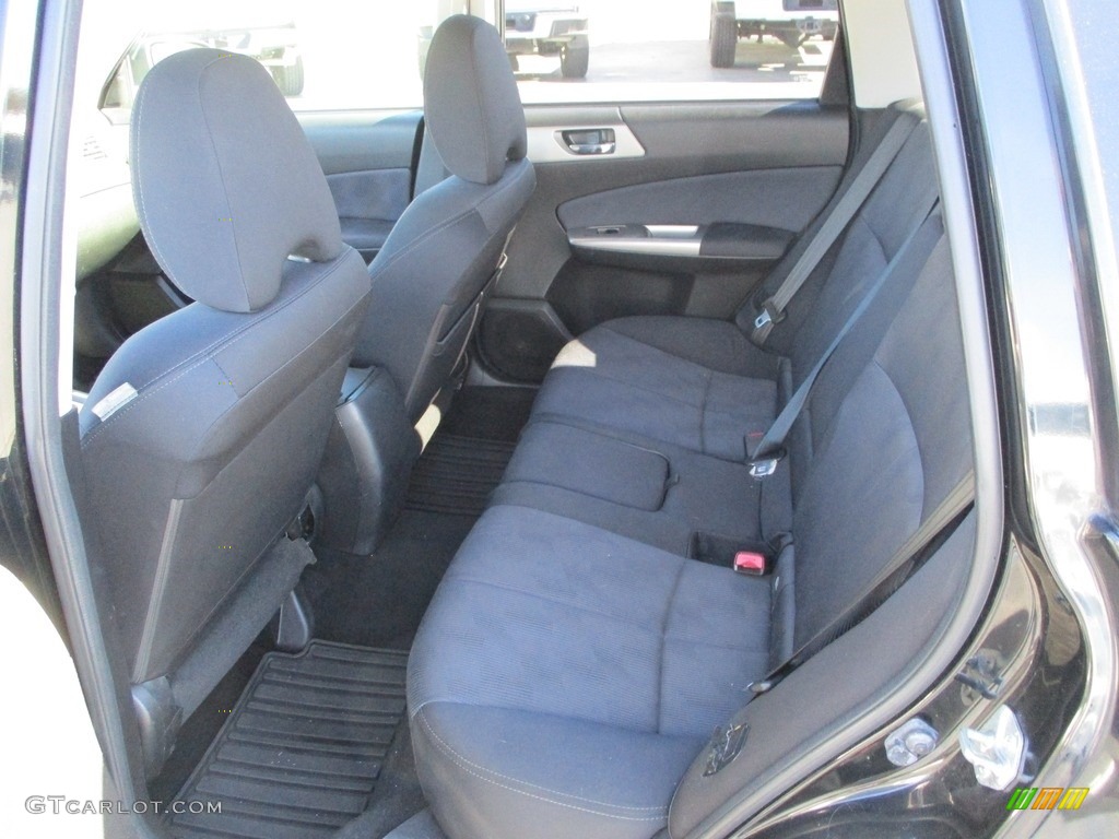 2010 Forester 2.5 X Premium - Obsidian Black Pearl / Black photo #8